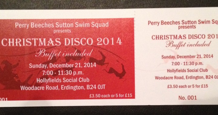 Christmas Disco Tickets Now on Sale