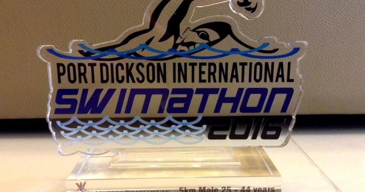 Congrats to Rob Small in the Port Dickson Swimathon